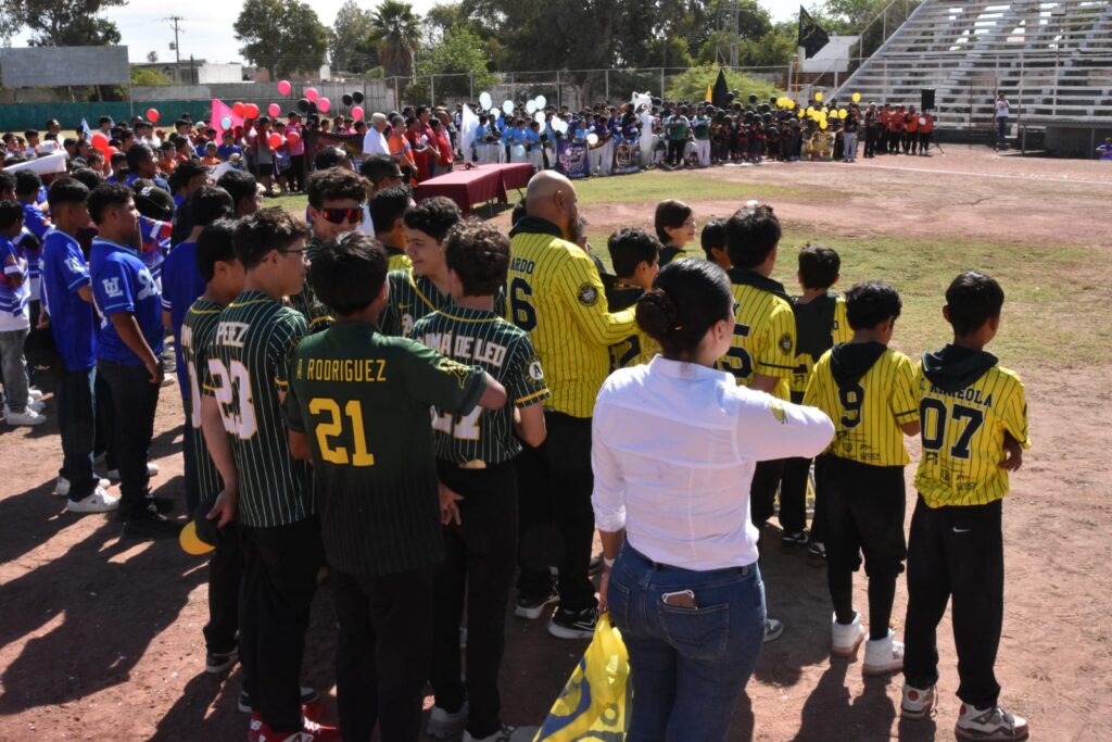 Inicia la temporada 2026 de la Liga Regional de Béisbol Infantil y Juvenil en el estadio Rosa Laguna