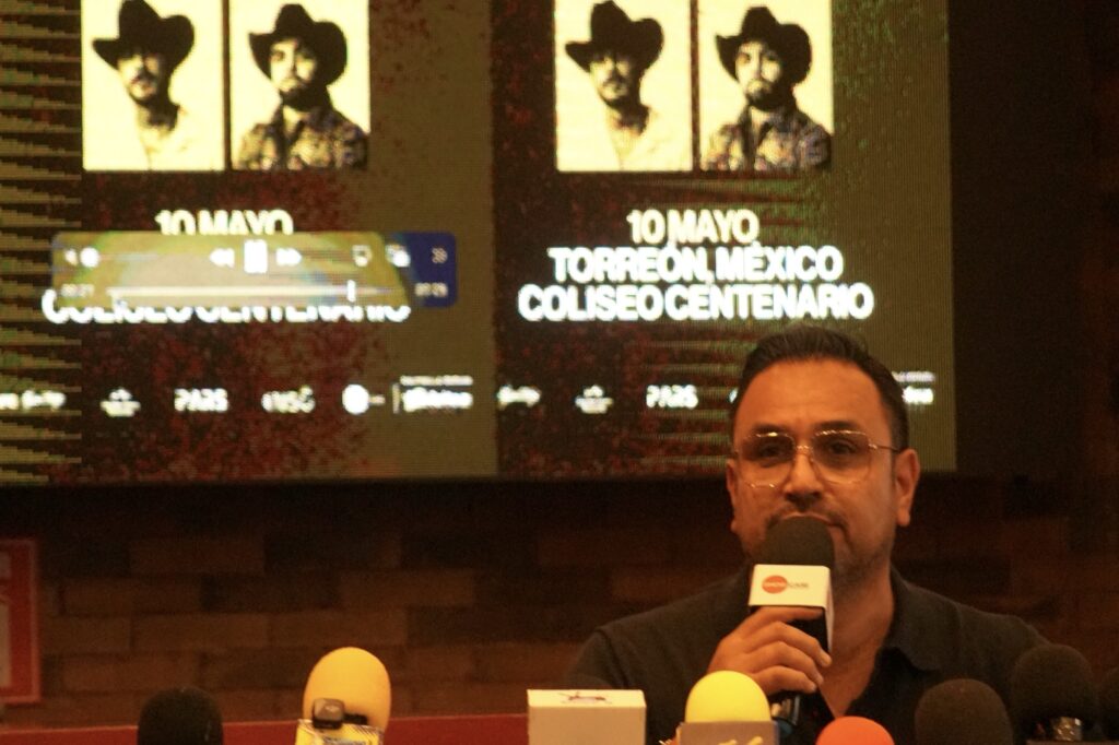 Jorge Mata, director de Showcase, confirma presentación de Grupo Frontera en Torreón