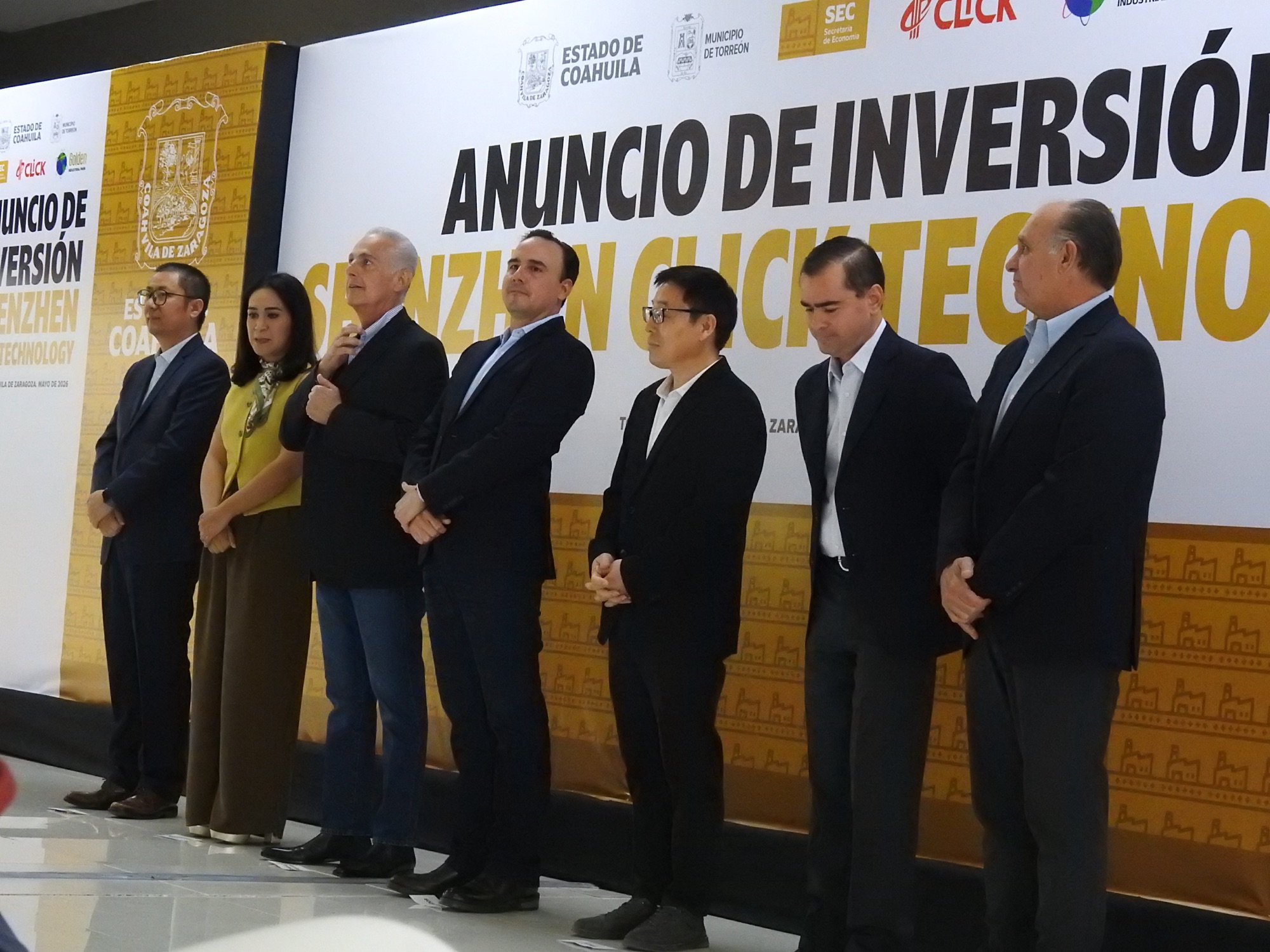Shenzhen Click Technology anuncia inversión de casi 400 millones de pesos en Torreón